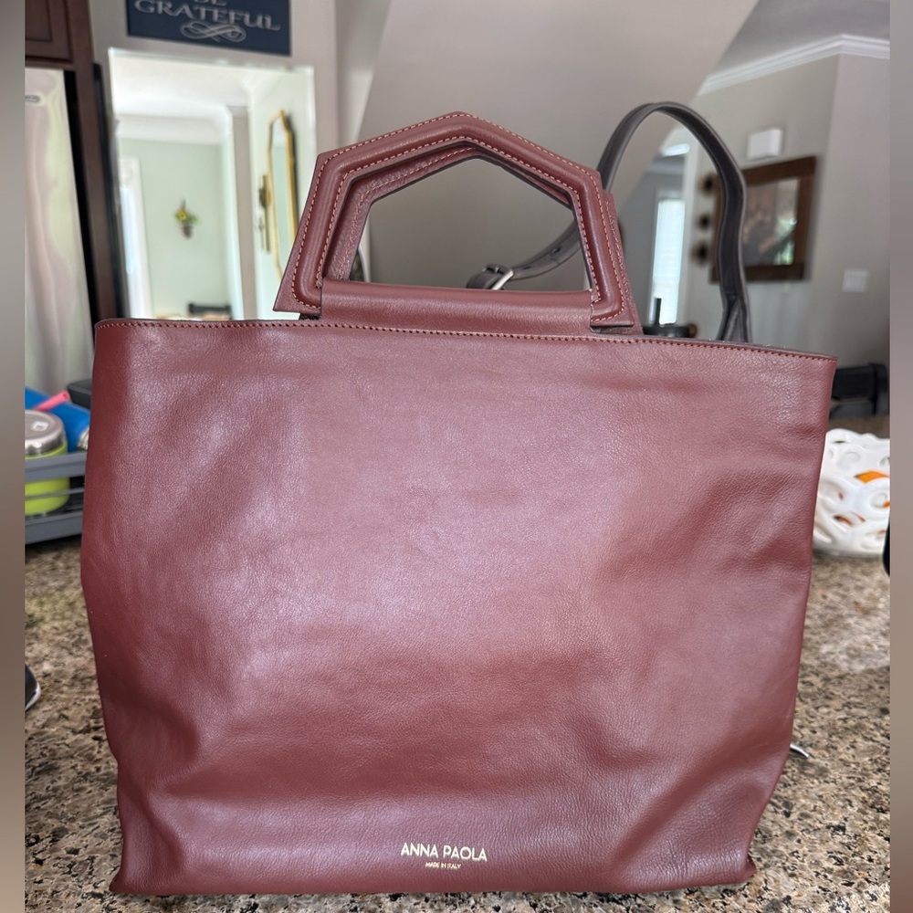 Anna Paola Bag brown Italian leather